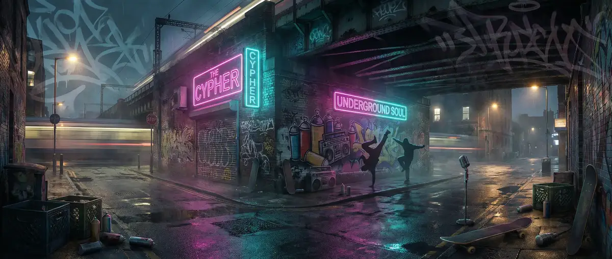 q点换q币 - 城市街头文化夜景